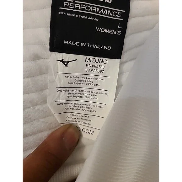 Mizuno Performance Women’s Softball Pants L White Belted waist - Picture 6 of 11